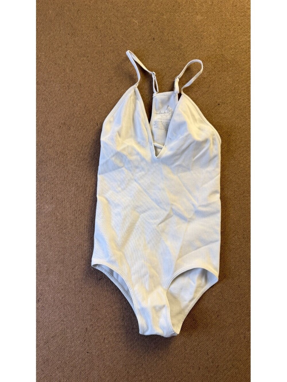 Free People Intimately Move Along Bodysuit Seamless One-Piece White XS/S